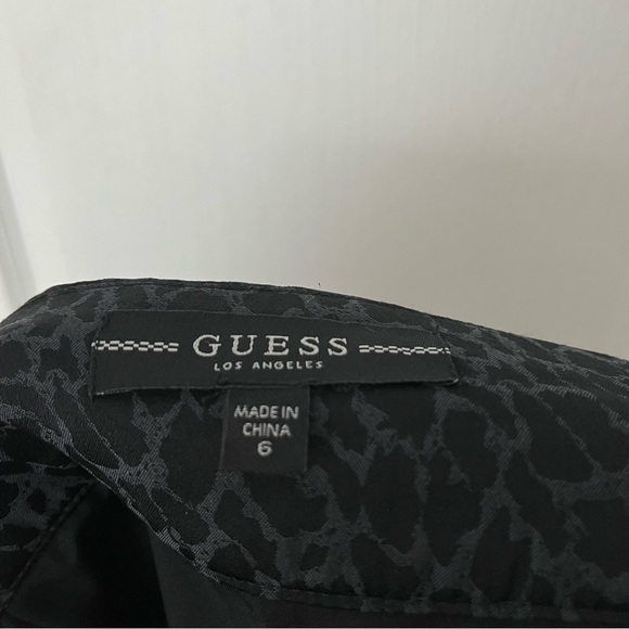 ‼️3/$30‼️ Guess Leopard Print Faux Wrap Skirt - Picture 3 of 3